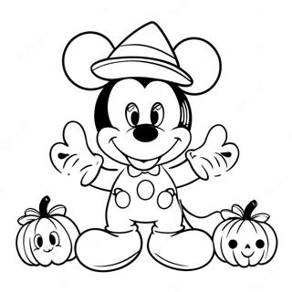 Disney Halloween Tranh Tô Màu