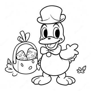 Trang To Mau Donald Duck Di Le Halloween 30218-6583