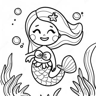 Trang To Mau Nang Tien Ca Quyen Ru Duoi Nuoc 31188-6810