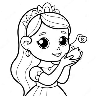 Trang To Mau Cong Chua Quyen Ru Cam Mot Con Ech 31472-6865