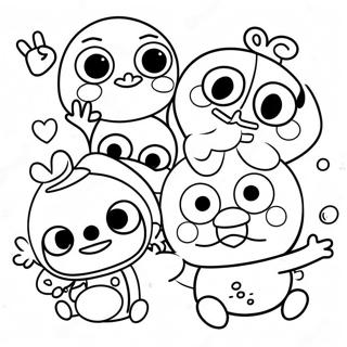 Keroppi Vui Ve Cung Ban Be Trang To Mau 32200 7020