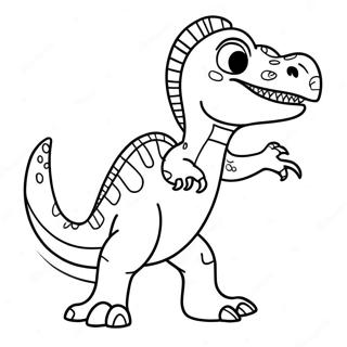 Trang To Mau Velociraptor Hoat Hinh Dang Nhay Mua 32636-7129