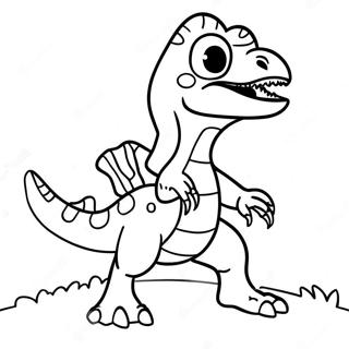 Trang To Mau Velociraptor Hoat Hinh Dang Nhay Mua 32636-7131