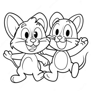 Tom Va Jerry Duoi Bat Hai Huoc Trang To Mau 33348-7275
