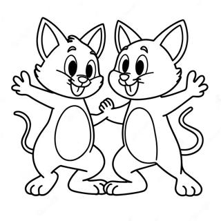 Tom Va Jerry Nhay Mua Ngo Ngan Trang To Mau 33349-7277