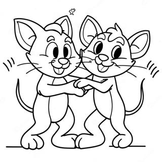Tom Va Jerry Nhay Mua Ngo Ngan Trang To Mau 33349-7278