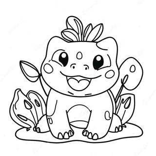 Trang To Mau Bulbasaur Vui Ve Voi Nu Cuoi Lon 34160-7457