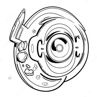 Trang To Mau Beyblade Dang Quay Trong Hanh Dong 34619-7559