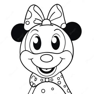 Trang To Mau Minnie Mouse De Thuong Voi No 3570-1974