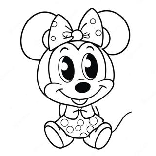 Trang To Mau Minnie Mouse De Thuong Voi No 3570-1975