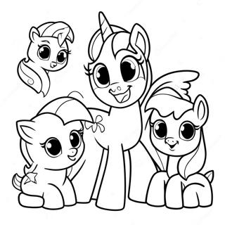 Trang To Mau Twilight Sparkle Voi Ban Be 39287-8578