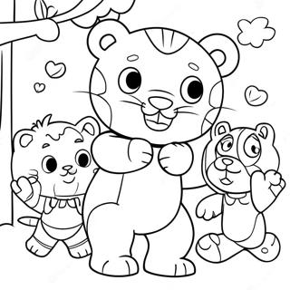 Daniel Tiger Tranh Tô Màu