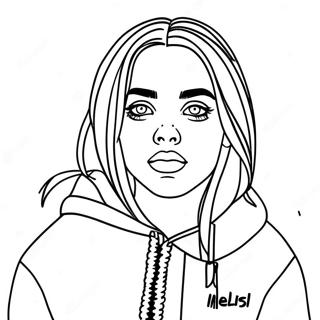 Chan Dung Billie Eilish Trang To Mau 41269-9016