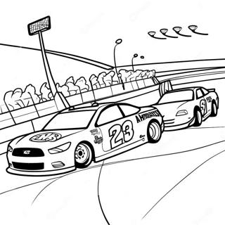 Trang To Mau Duong Dua Nascar Voi Xe 41823-9148