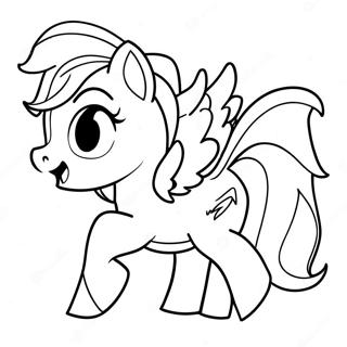 Rainbow Dash Trong Mot Cuoc Dua Trang To Mau 42461 9282