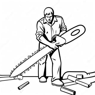 Trang To Mau Chainsaw Man Dang Hanh Dong 42728-9335