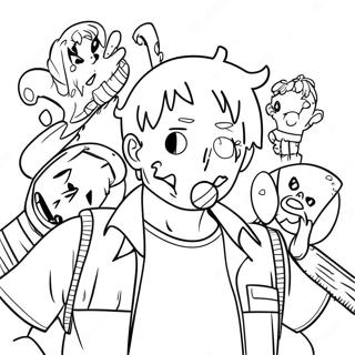 Trang To Mau Chainsaw Man Voi Ban Be 42730 9342