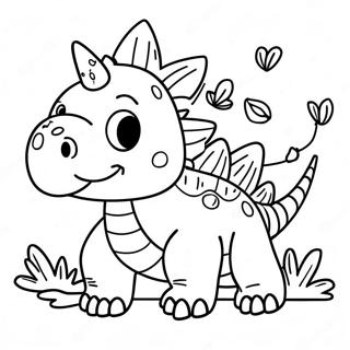 Trang To Mau Stegosaurus Con Nghich Ngom 43293 9462
