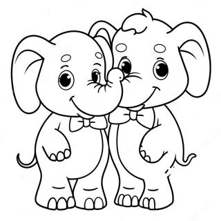 Elephant And Piggie Tranh Tô Màu