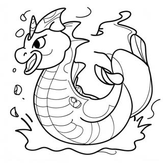 Gyarados Tranh Tô Màu