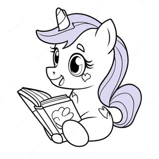 Twilight Sparkle Doc Sach Trang To Mau 4558-1358