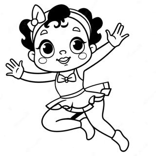 Betty Boop Tranh Tô Màu