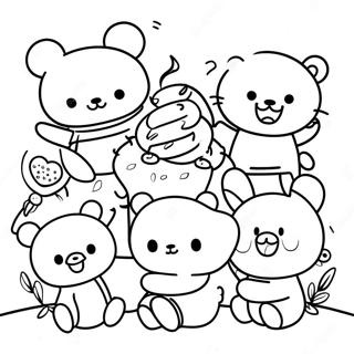 Rilakkuma Tranh Tô Màu