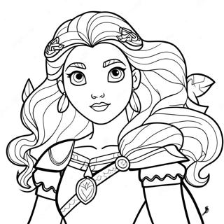 Cong Chua Dung Cam Merida Trang To Mau 50817 11115