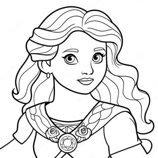 Cong Chua Dung Cam Merida Trang To Mau 50817 11116