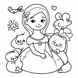 Trang To Mau Nu Cong Tuoc Voi Meo Con 51178-11203