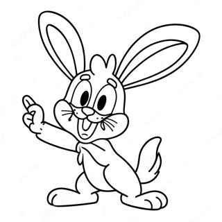 Bugs Bunny Hai Huoc Trang To Mau 51448-11254