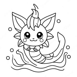 Vaporeon Tranh Tô Màu