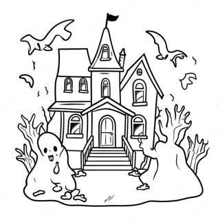 Trang To Mau Ngoi Nha Ma Am Voi Nhung Bong Ma 55543-12154