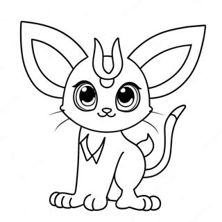 Espeon Tranh Tô Màu