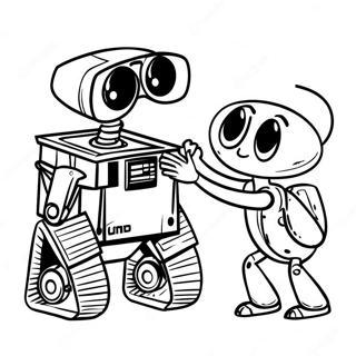 Wall E Trang tô màu