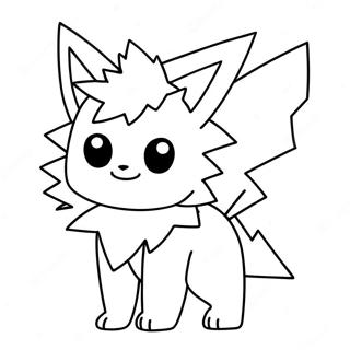 Jolteon Tranh Tô Màu