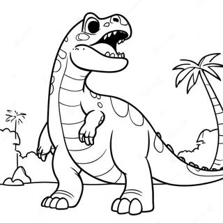 Trang To Mau Gigantosaurus Gam Ru 58374-12772