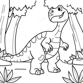 Trang To Mau Gigantosaurus Trong Rung 58375 12774