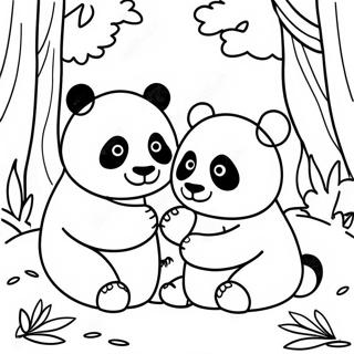 Trang To Mau Gia Dinh Gau Truc Trong Rung 60044-13159