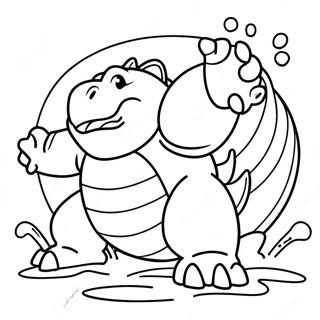 Trang To Mau Mega Blastoise Tan Cong Nuoc 60236-13208