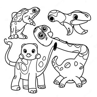 Kratts Hoang Da Sinh Vat Muon Mau Tranh Tô Màu