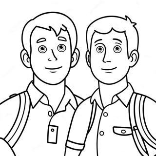 Cuộc Phiêu Lưu Của Chris Và Martin Kratt Tranh Tô Màu