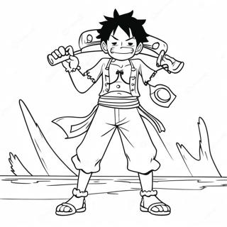 Luffy Tranh Tô Màu