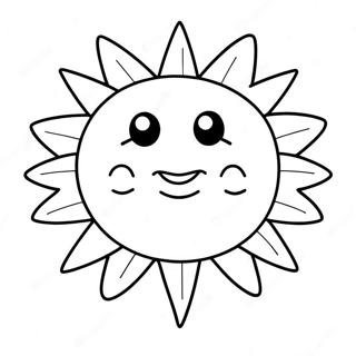 Mat Troi Hoat Hinh De Thuong Trang To Mau 60952 13378