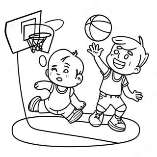 Trang To Mau Tre Em Vui Ve Choi Bong Ro 6175-571