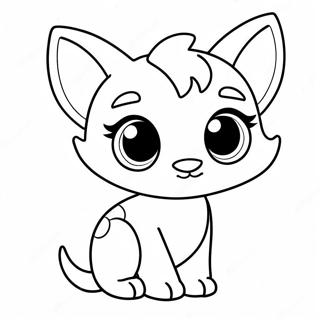 Trang To Mau Meo Con Dang Yeu Trong Littlest Pet Shop 63890-14170