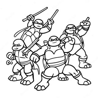 Ninja Turtles Tranh Tô Màu