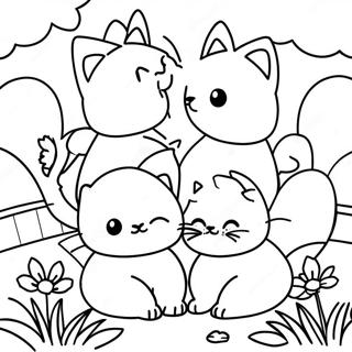 Trang To Mau Nhung Chu Meo Con Vui Tuoi Trong Mua Xuan 657 1600