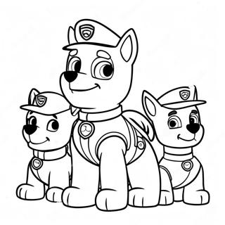 Paw Patrol Giáng Sinh Tranh Tô Màu