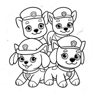 Trang To Mau Nhung Chu Cho Paw Patrol Trong Mu Ong Gia Noel 67251-14711